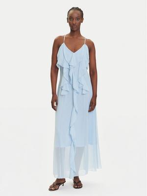 Vero Moda Sukienka wieczorowa Camille 10336405 Niebieski jasny Regular Fit