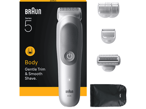 Trymer BRAUN BG5550 biało-szary