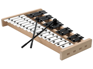 Dzwonki chromatyczne (Cymbałki) MUSIC MATE MM-CB150 Czarno-brązowo-biały