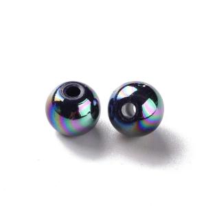 Koraliki Akrylowe Kule Kulki Opalizujące 8mm 20szt