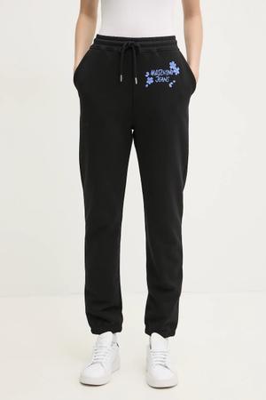 Moschino Jeans spodnie dresowe bawełniane
