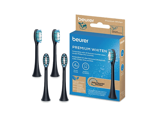 Końcówki do szczoteczki BEURER PREMIUM WHITEN SC - 4 szt. Czarny