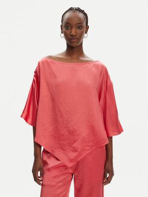 PINKO Bluzka 104671 A2BU Koralowy Relaxed Fit
