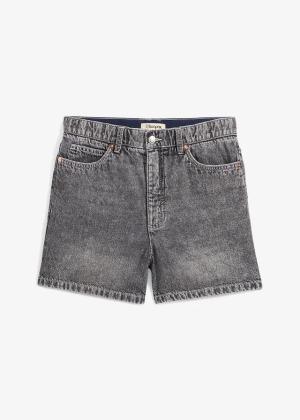 Szorty dżinsowe high waist, low stretch