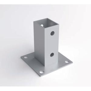 Podstawa do słupka panelowego ocynk 6 x 4 cm Polbram