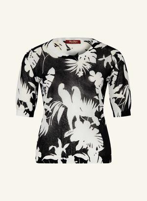 Max Mara Studio Dzianinowa Koszulka Comodo schwarz