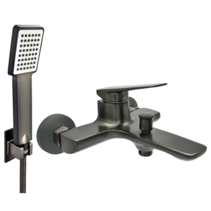 Bateria wannowa OMEGA ścienna 35 mm szara LIVENO