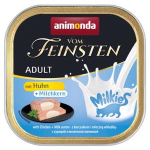 animonda Vom Feinsten karma mokra dla kota, Adult, z mlecznym nadzieniem 32x100g z kurczakiem i nadzieniem mlecznym