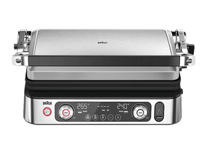 Grill elektryczny BRAUN GC9160 MultiGrill 9 Pro Srebrny