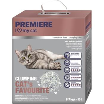 PREMIERE Cat's Favourite żwirek zbrylający dla dorosłych kotów 10 l