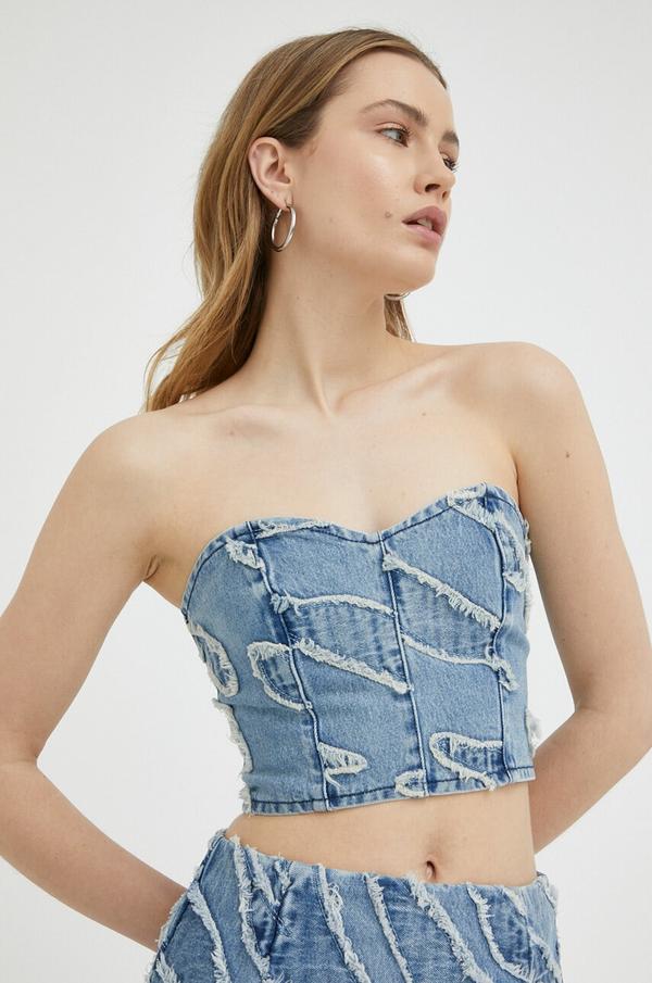 Gestuz top jeansowy Larisa