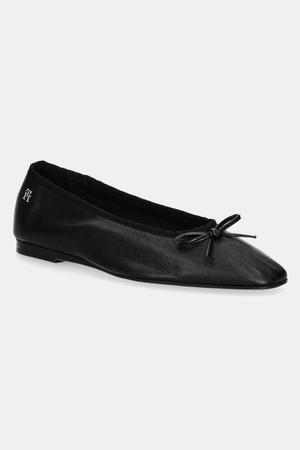 Tommy Hilfiger baleriny skórzane BALLERINA SOFT LEATHER