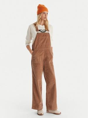 Roxy Ogrodniczki Trailblazer Overall ERJWO03022 Brązowy Regular Fit