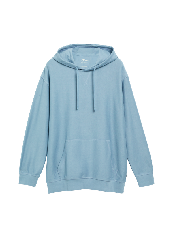 Bluza z kapturem Modern Fit z dżerseju twillowego