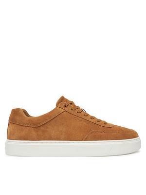 Calvin Klein Sneakersy Clean Cup Low Laceup Oxf Su HM0HM01880 Brązowy jasny