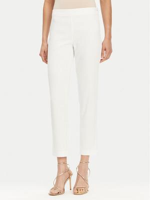 Patrizia Pepe Spodnie materiałowe 2P1683 A411 Biały Regular Fit