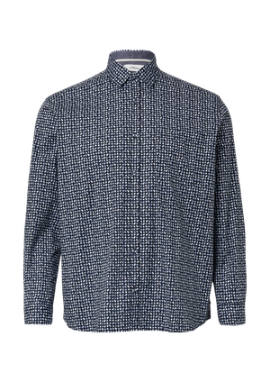 Slim fit: wzorzysta koszula z elastycznej bawełny