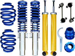 ZAWIESZENIE GWINTOWANE GWINT BMW E46 98-06R + ŁĄCZNIKI STABILIZATORA GRATIS