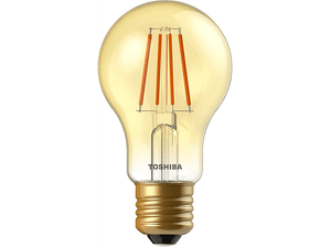 Żarówka LED TOSHIBA Filament Amber A60 4,5W 2200K E27