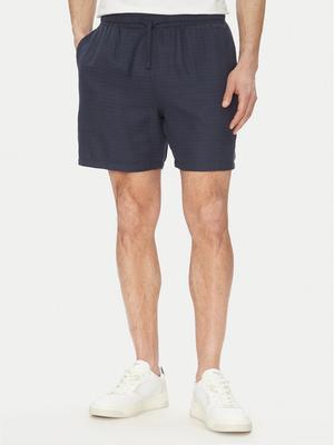 BOSS Szorty materiałowe 50540134 Granatowy Regular Fit