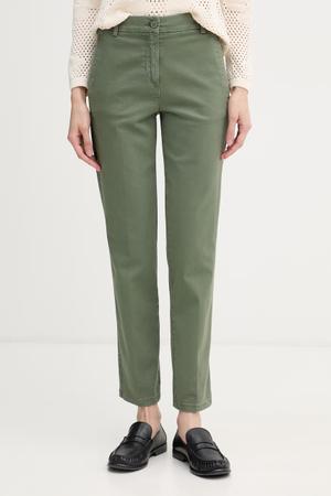 United Colors of Benetton spodnie chinos damskie bawełniane z elastanem