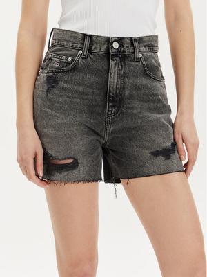 Tommy Jeans Szorty jeansowe DW0DW17652 Szary Mom Fit