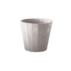Doniczka "Wood" ok. Ø 40 cm piaskowa