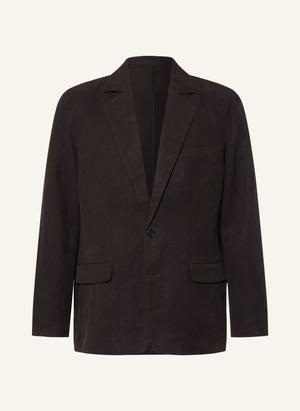 Allsaints Marynarka Marko O Kroju Regular Fit Z Lnu schwarz