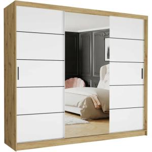Szafa z drzwiami przesuwnymi Norvio II 250 cm z lustrem