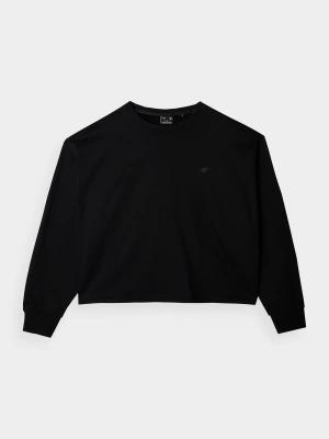 4F bluza dresowa damska luźny krój F1305 czarna (M)