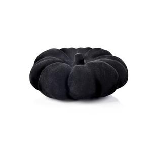 Figurka ceramiczna dynia welur czarny HTC9335 18 x 18 x 7 cm czarna