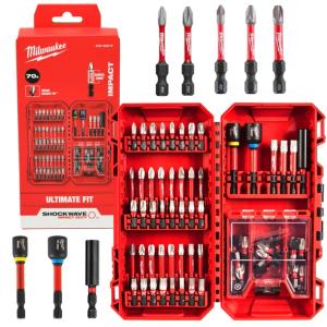 Milwaukee 4932492007 Zestaw bitów udarowych SHOCKWAVE 70 szt PH PZ TX HEX