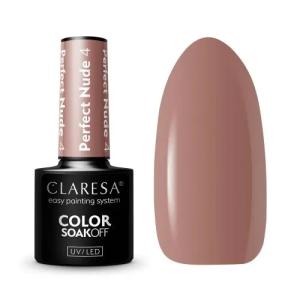 Claresa Lakier hybrydowy Perfect Nude 4 - 5g Brązo