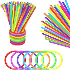 ŚWIECĄCE PATYCZKI PAŁKI 100SZT FLUORESCENCYJNE ŚWIATŁO CHEMICZNE GLOW STICK