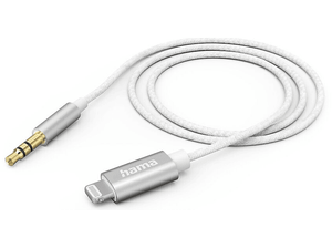 Kabel HAMA Audio Lightning - Jack 3.5mm 1m Biały