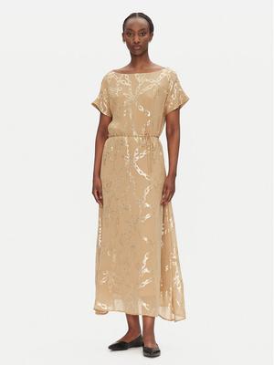 Bruuns Bazaar Sukienka koktajlowa Caroli BBW4550 Beżowy Regular Fit