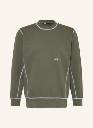 Parel. Bluza Nierozpinana Contrast Crewneck gruen