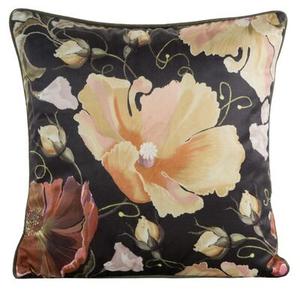 Poszewka dekoracyjna Velvet 45 x 45 cm czarno-miodowy