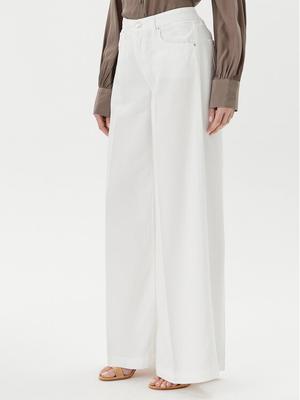 ViCOLO Jeansy DD5043 Biały Wide Leg