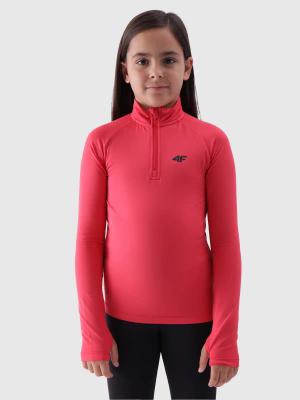 4F JUNIOR Bielizna Drapana koszulka F069 czerwona (134/140)