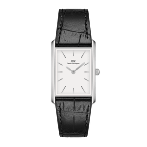 Daniel Wellington DW Watch Bound Black Crocodile Silver 24x35mm