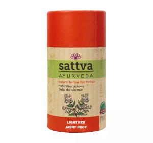 Sattva Naturalna Henna - Ziołowa Farba do Włosów Light Red 150g