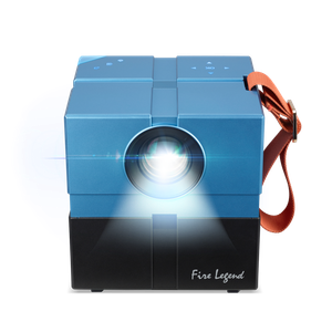 AOPEN Portable LED, QH12a, Projector, HD Resolution, 135 lm Brightness, Błękitny