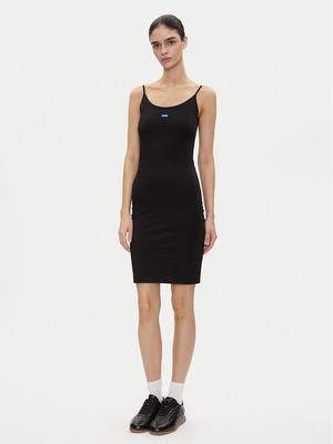 HUGO Sukienka codzienna Narya 50538896 Czarny Slim Fit