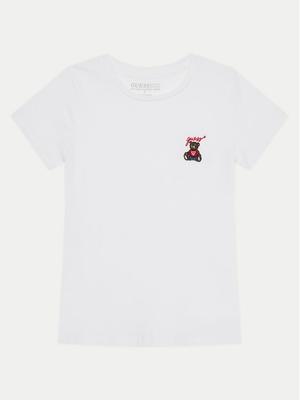 Guess T-Shirt J5RI44 J1314 Biały Regular Fit