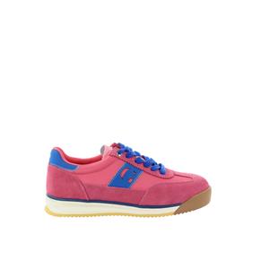 Damskie skórzane sneakersy oldschool różowe GOE TT2N4055