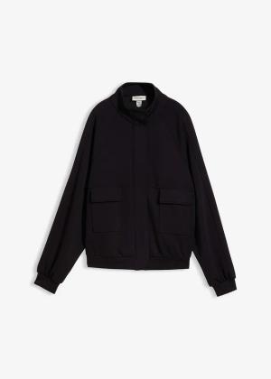 Bluza rozpinana z materiału scuba