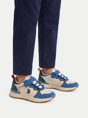 U.S. Polo Assn. Sneakersy EO-ALEX001K/6TY1 Écru