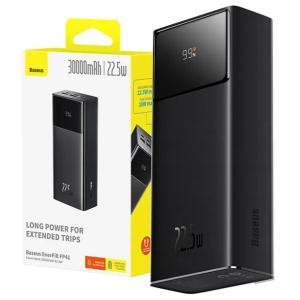 BASEUS POWERBANK 30000 MAH USB-C PD 22.5W MOCNY SZYBKI BEZPIECZNY Z KABLEM