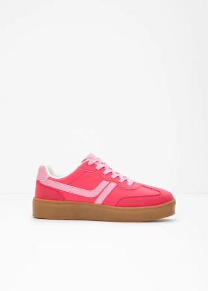 Sneakersy na platformie w stylu retro